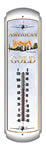 Indoor/Outdoor Thermometer - P-51 Mustang "American Gold"